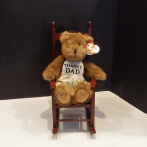 Thanks Dad Ty Beanie Baby, Ty Attic Treasures DAD &quot;Thanks Dad&quot;  Bear, T y new with tags Mint Condition, Dad Ty Beanie Bear, Mer