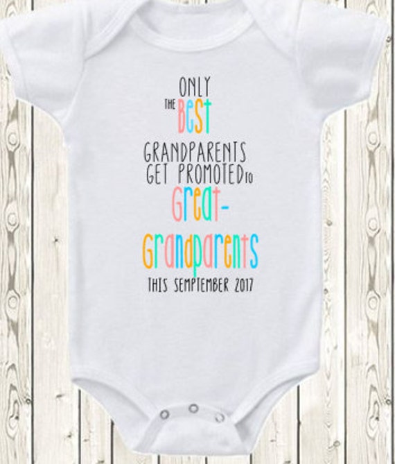 Pregnancy announcement idea for grandparents / new great | Etsy