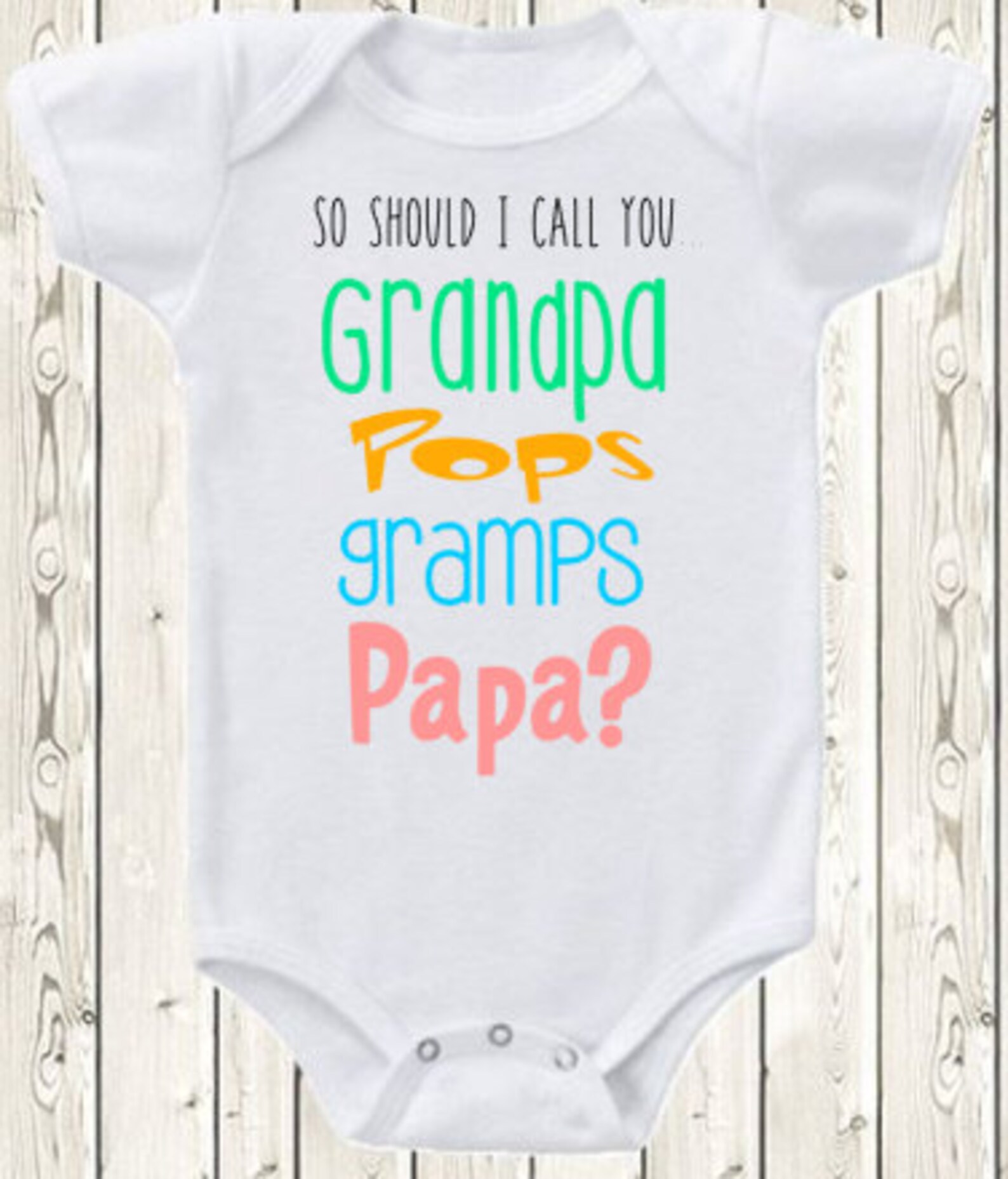 Pregnancy announcement idea grandparents pregnancy reveal Etsy