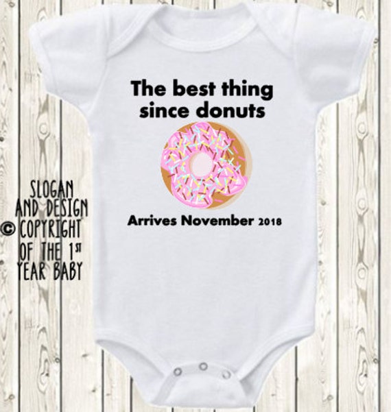 Funny Pregnancy announcement Funny donut Pregnancy reveal to Etsy