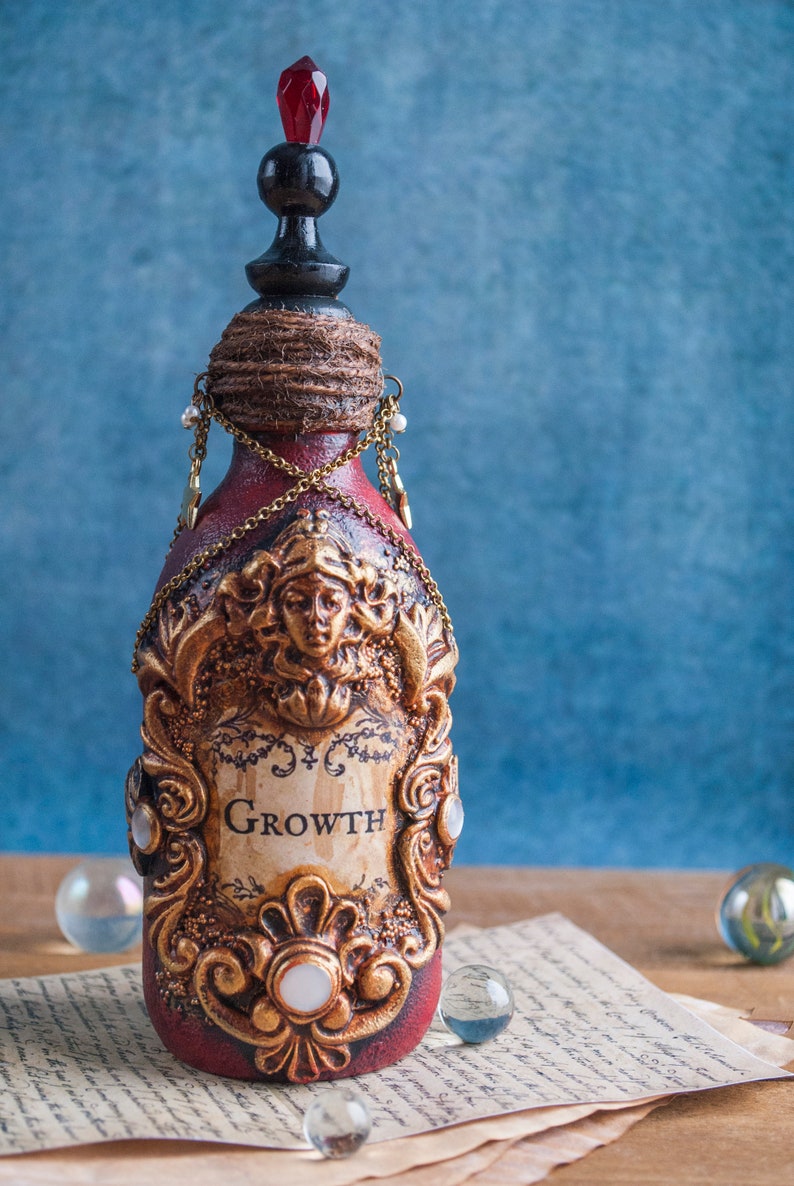 Bottle Decoration Cosplay prop magic potion of sorcerer Dungeons and dragons potions for Larp DnD potions alchemist Apothecary Jar
