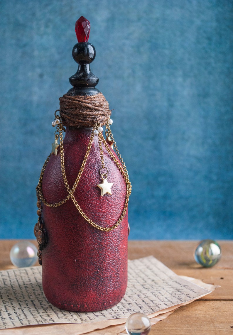 Bottle Decoration Cosplay prop magic potion of sorcerer Dungeons and dragons potions for Larp DnD potions alchemist Apothecary Jar