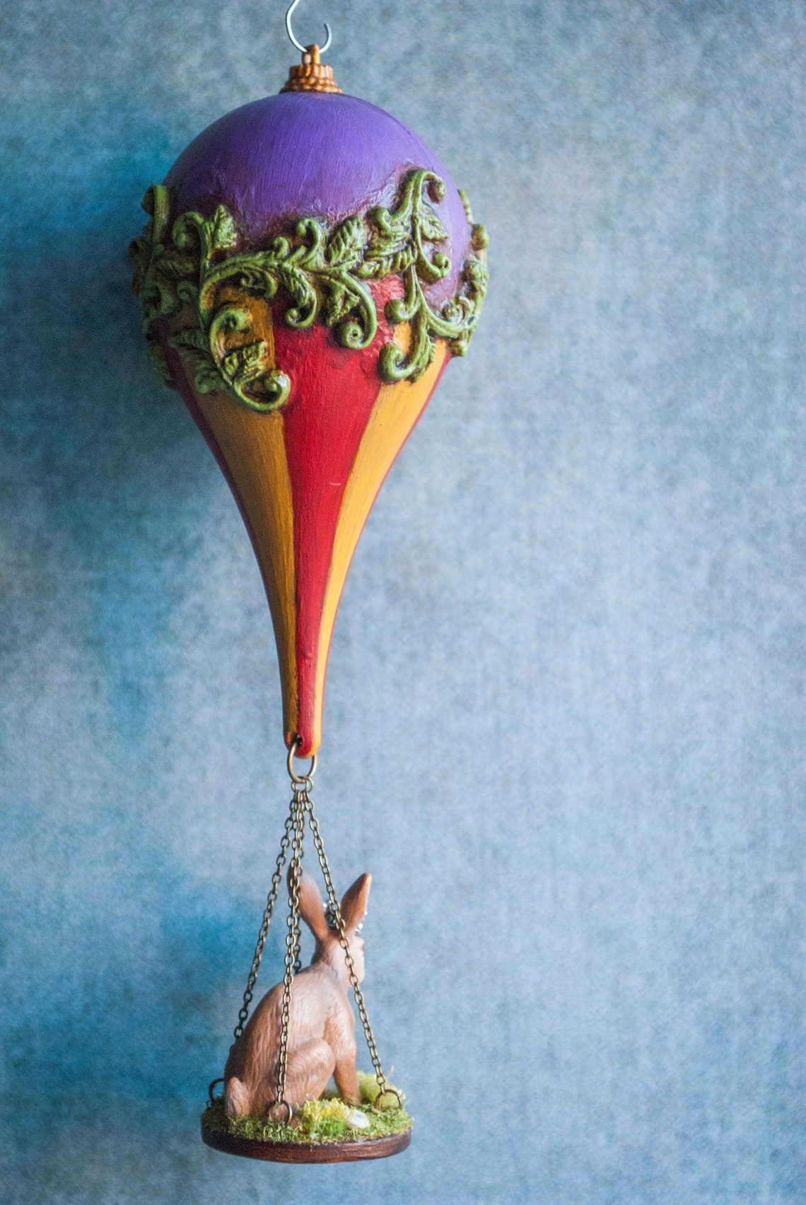 Hot air balloon hanging wall decor Christmas decorations | Etsy