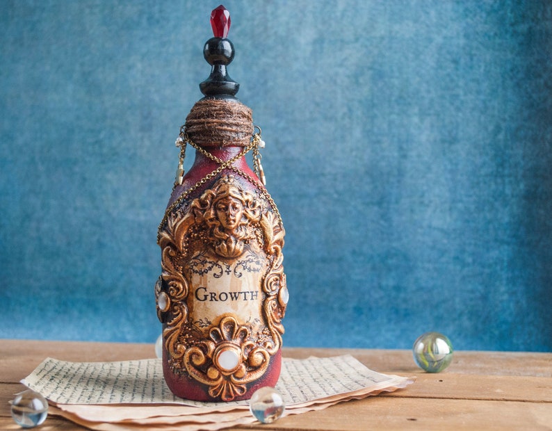 Bottle Decoration Cosplay prop magic potion of sorcerer Dungeons and dragons potions for Larp DnD potions alchemist Apothecary Jar