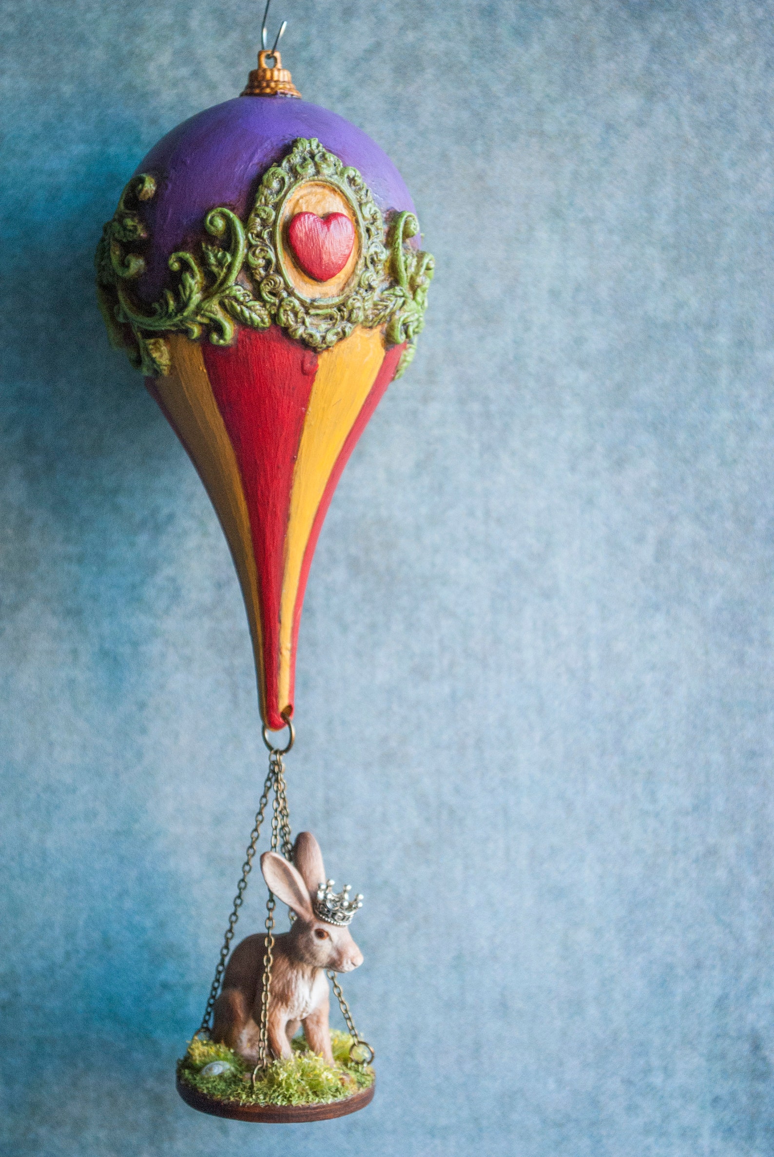 Hot air balloon hanging wall decor Christmas decorations Etsy