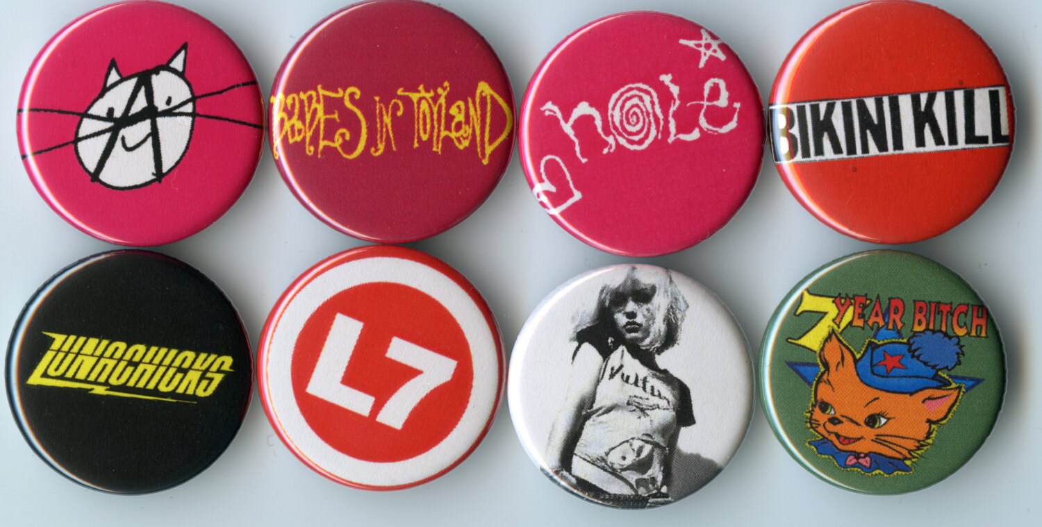 Riot Grrrl / Punk Button Pack