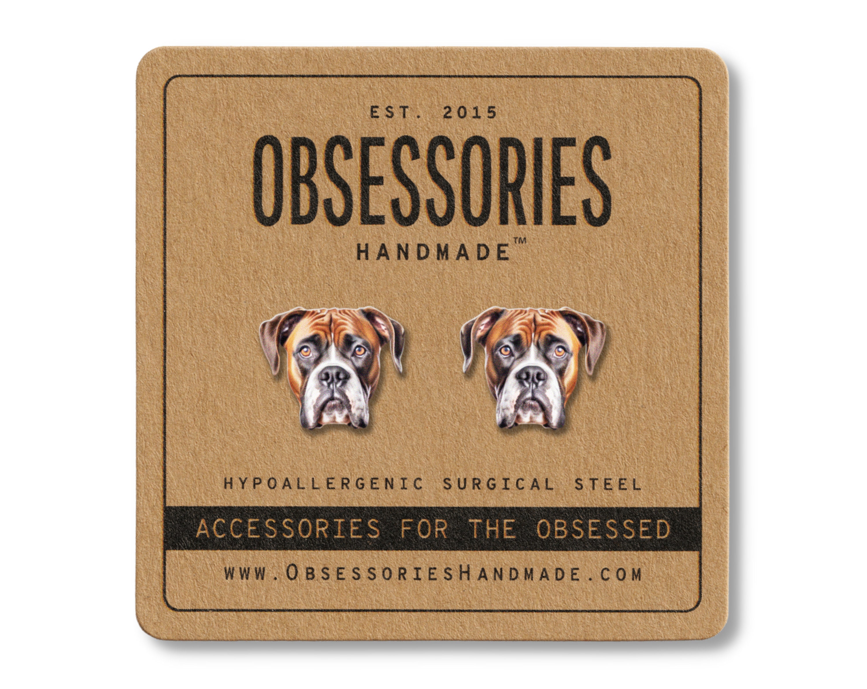 Boxer Earrings Boxer Dog Earrings Dog Stud Earrings Boxer Jewelry Boxer Gift Boxer Dog Gift Boxer Mom Gift Boxer Dog Mom Gift For Dog Mom