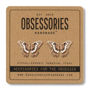 Moth Earrings Moth Stud Earrings Insect Earrings Insect Stud Bug Earrings Bug Stud Butterfly Earrings Butterfly Stud Moth Jewelry Moth Gifts