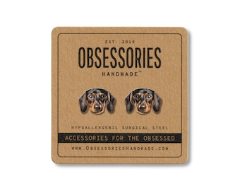 Teckel oorbel Weiner hond Stud Earring mini teckel cadeau Wiener hond cadeau worst hond cadeau Doxie cadeau teckel hond moeder cadeau voor hond moeder