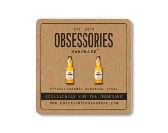 Beer Bottle Earrings Beer Earrings Beer Stud Earrings Beer Jewelry Beer Gift For Her Girl Gift For Beer Drinker Gift For Beer Lover Gift