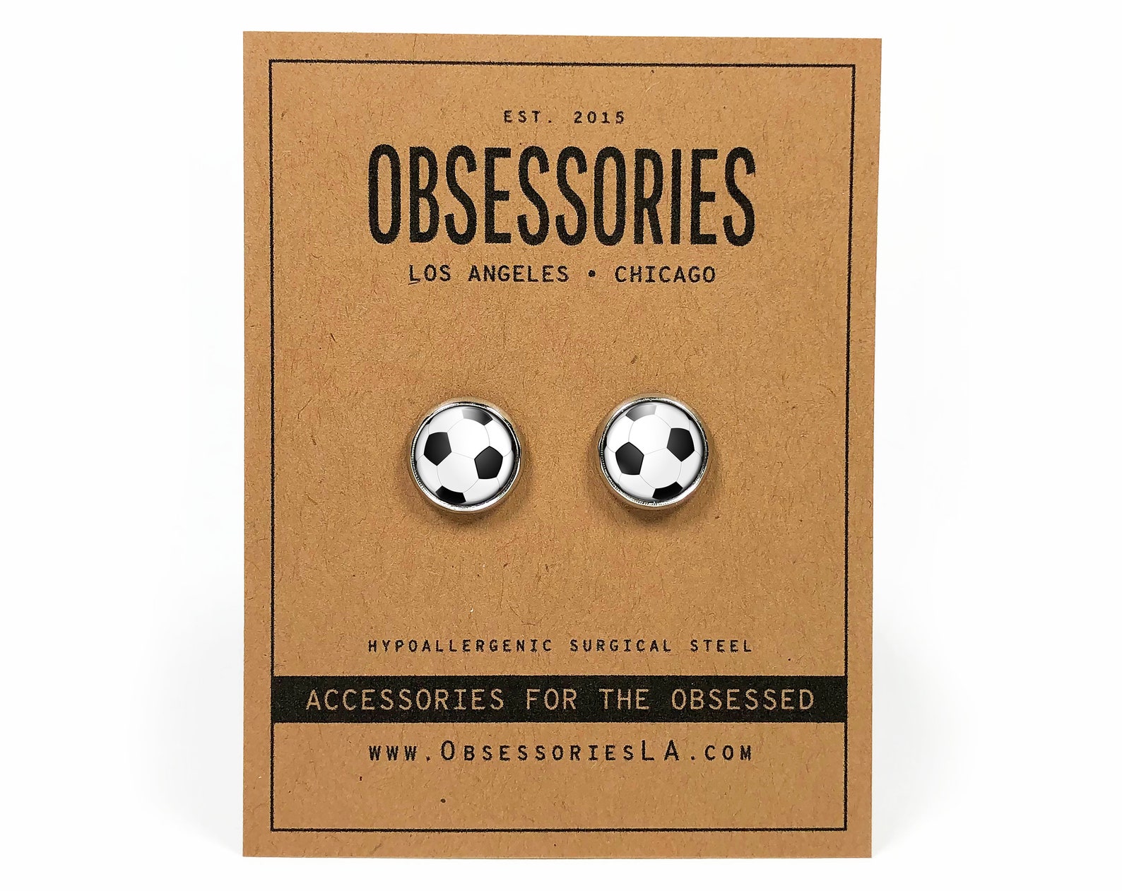 Soccer Jewelry Soccer Ball Jewelry Soccer Earrings Soccer Stud Etsy