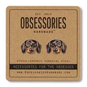 Teckel oorbel Weiner hond Stud Earring mini teckel cadeau Wiener hond cadeau worst hond cadeau Doxie cadeau teckel hond moeder cadeau voor hond moeder