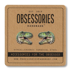 Trex Ohrringe T-Rex Ohrringe Dinosaurier Ohrringe T-Rex Ohrstecker Dinosaurier Ohrstecker Trex Schmuck T-Rex Schmuck Dinosaurier Geschenk Tyrannosaurus Rex