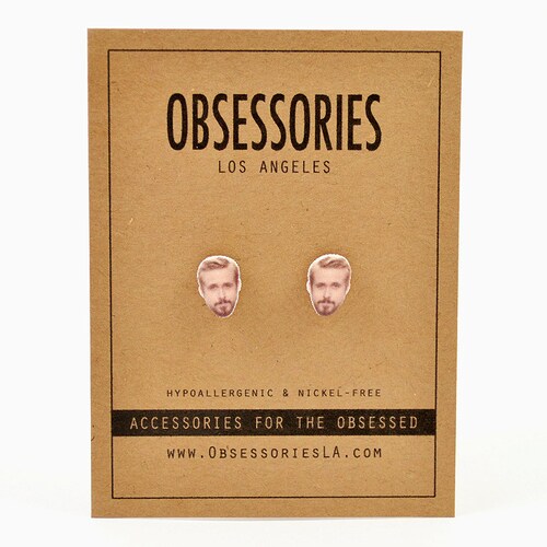 Ryan Gosling Stud Earrings Post Jewelry Accessories Hey Girl - Etsy Ryan Gosling Stud Earrings Post Jewelry Accessories Hey Girl - Etsy