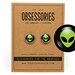 Green Alien Earrings Alien Stud Earrings Post Alien Jewelry Alien Head Jewelry Grunge Earrings 90s Earrings Club Kid Rave Alien Gift UFO 