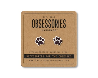 Dog Paw Earring Cat Paw Earring Dog Paw Jewelry Dog Earring Cat Earring Dog Stud Earring Dog Jewelry Cat Jewelry Dog Accessories Dog Gift