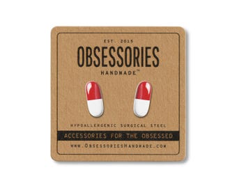 RX pil oorbellen pil oorbellen apotheker oorbellen verpleegkundige oorbel pil sieraden cadeau voor apotheek cadeau voor apotheker cadeau voor verpleegkundige cadeau