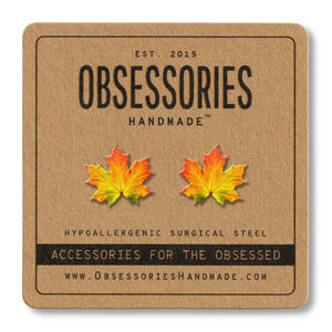 Ahornblatt Ohrringe Herbst Blatt Ohrstecker Ohrringe Herbst Blatt Schmuck Herbst Ohrringe Herbst Ohrstecker Herbst Schmuck Herbst Geschenk Herbst Ohrringe Herbst Ohrstecker