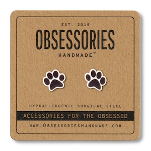 Dog Paw Earring Cat Paw Earring Dog Paw Jewelry Dog Earring Cat Earring Dog Stud Earring Dog Jewelry Cat Jewelry Dog Accessories Dog Gift
