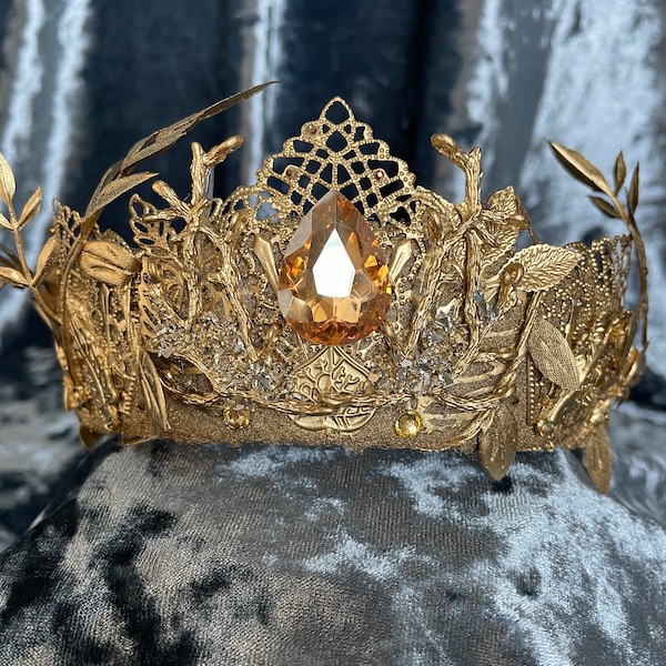 Cardan Greenbriar crown- The Cruel Prince cosplay- costume- gold crown