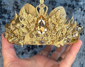 Cardan Greenbriar crown- The Cruel Prince cosplay- costume- gold crown