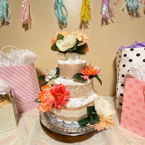 Boho Bloom Windeltorte