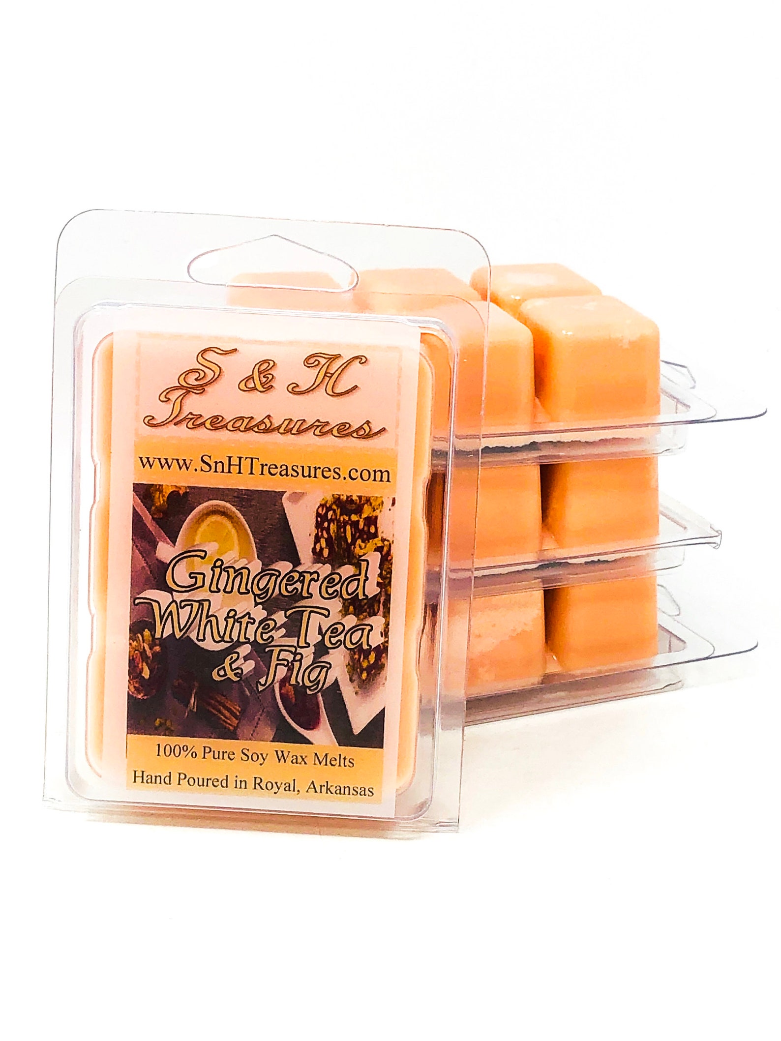 Gingered White Tea and Fig Pure Soy Wax Melts 1 pack 6 Etsy