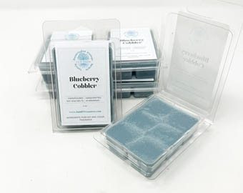 Blueberry Cobbler Scented Soy Wax Melts: Hand Poured Home Fragrance