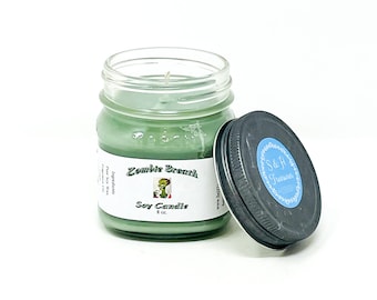 Zombie Breath - 8 oz Soy Mason Jar Candle