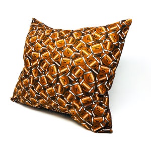 Football - Throw Pillow - Football Season - Football Fan - Gift for Him - Gift for Her - Football Player - Sports Fan - Hand Crafted - Decor