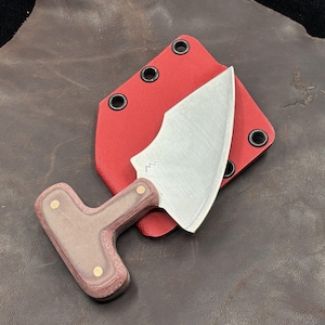 AEB-L Stainless Steel Skinning Knife: Micarta Handle, Kydex Sheath