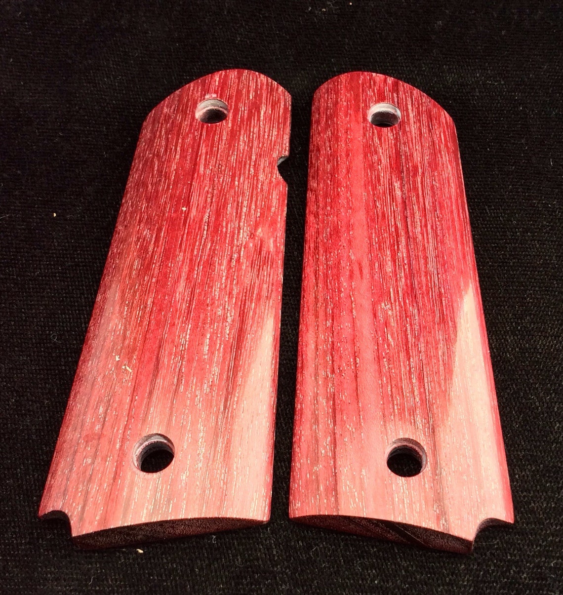 Stabilized Purple Heart Wood 1911 grips Etsy