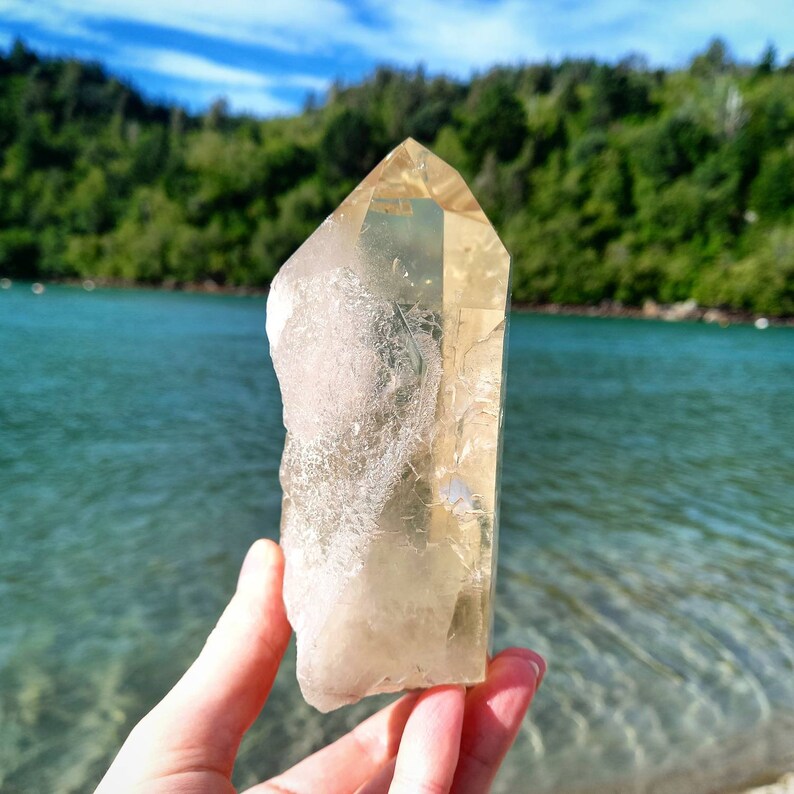 Self Healed Citrine / Untreated Citrine / Infused with Rays of Light / Advanced Vibration / Enhance Abundance / Large Citrine / image 7