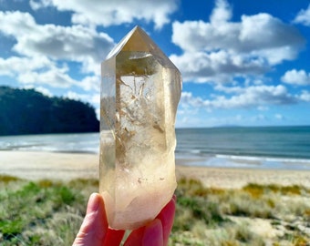 Self Healed Citrine / Untreated  Citrine / Infused with Rays of Light / Advanced Vibration / Enhance Abundance / Large Citrine /