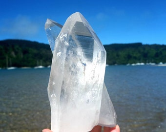 Self Standing Lemurian / High Vibration Activated Crystal / Infused with Rays of God /Ascension Companion / Lemurian Seed / Lemurian Quartz