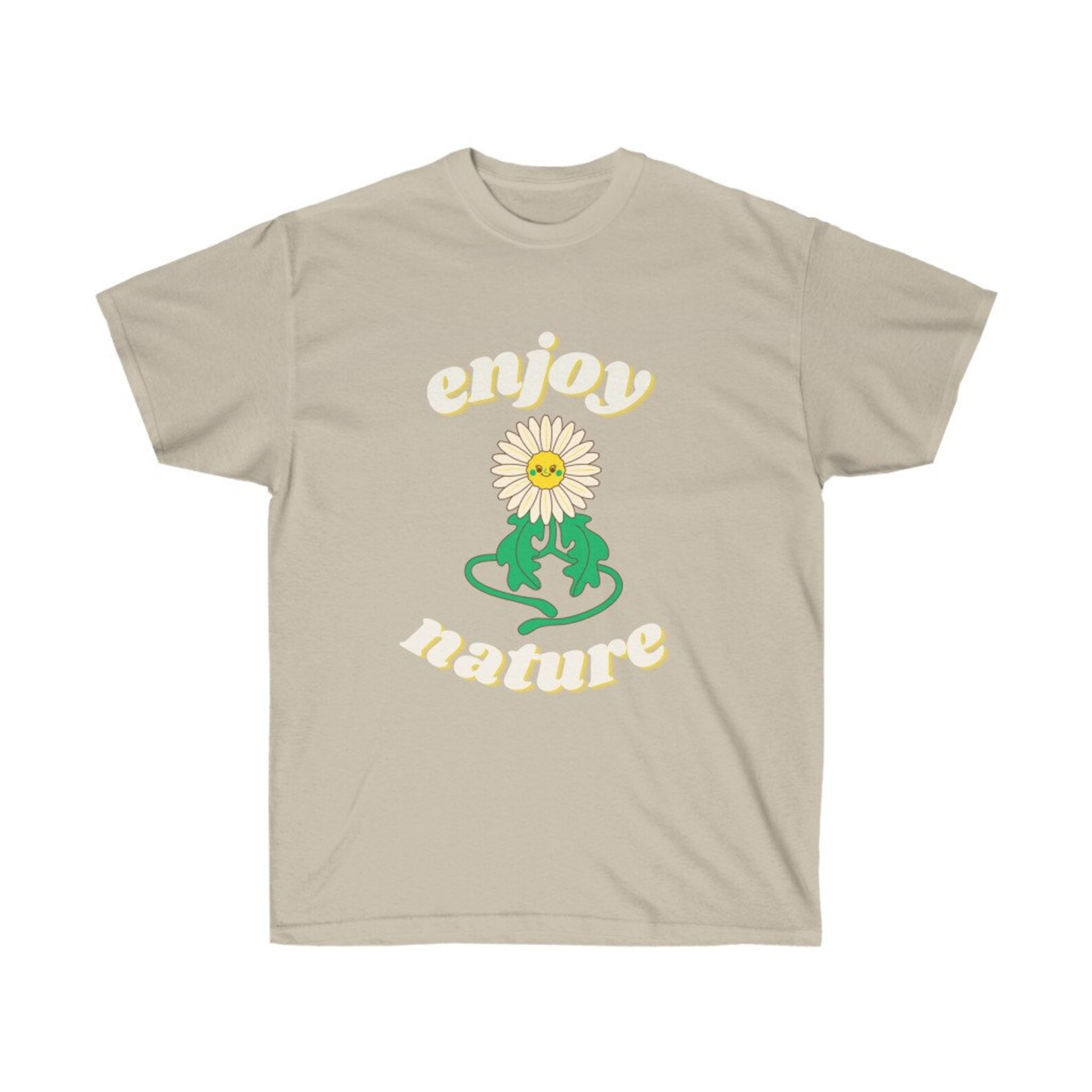 Enjoy Nature Tshirt Nature Environment Earth Flower Etsy