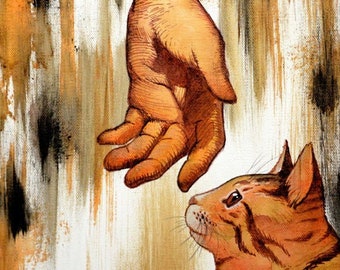 Cat contact by Raphaël