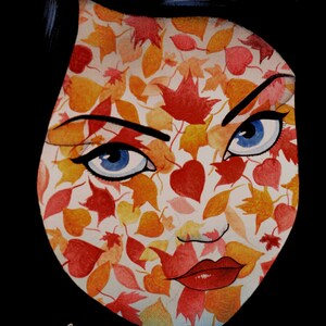 Autumn eyes by Raphaël - original painting