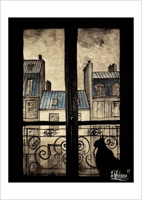 Intimacy of a parisian cat