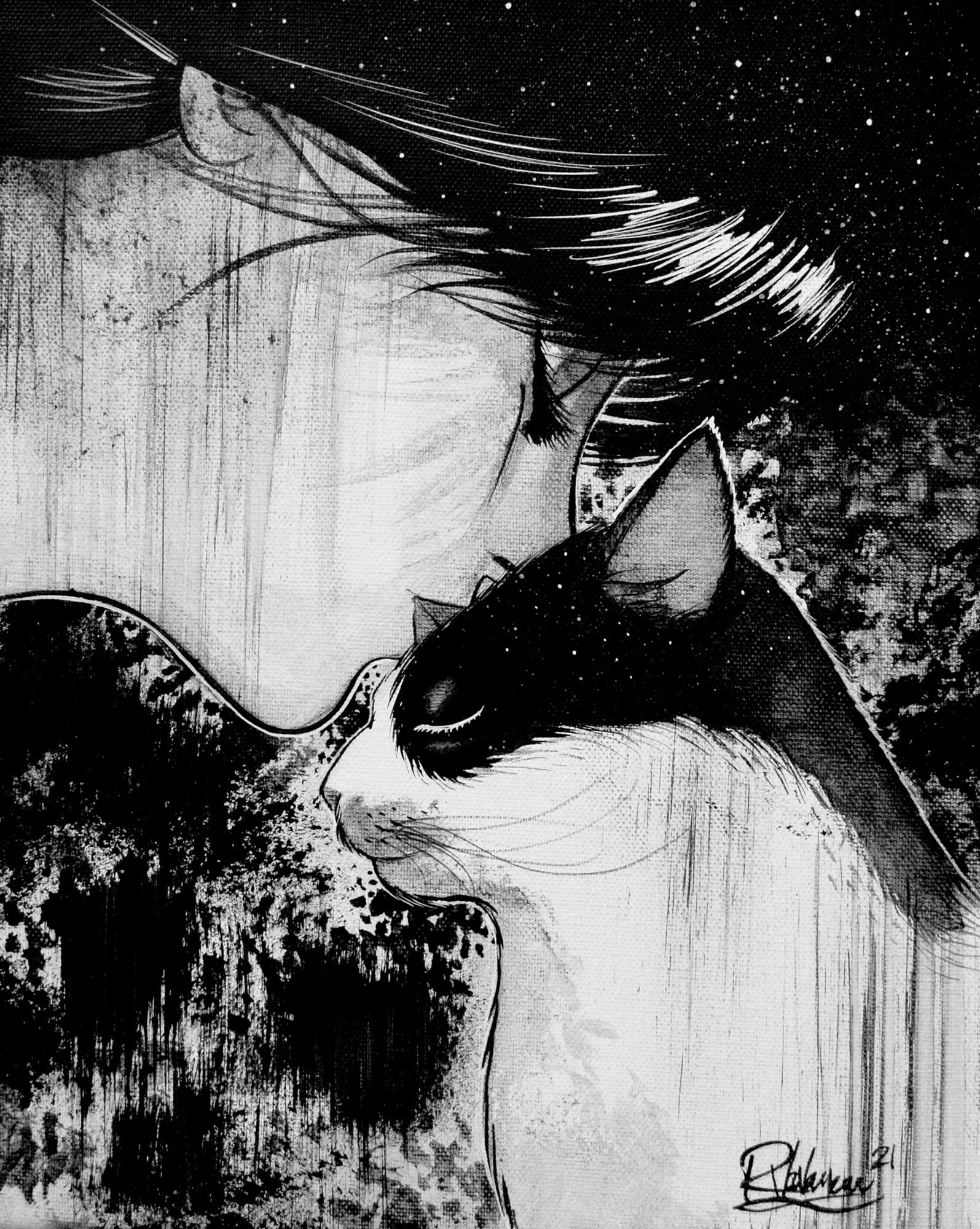 A simple kiss to say all