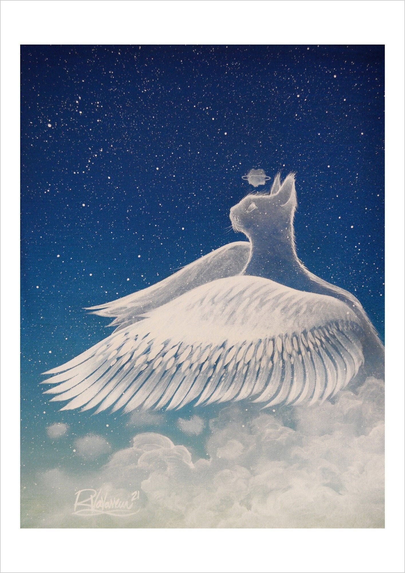 ラファエル作「天使の猫」 - Etsy 日本