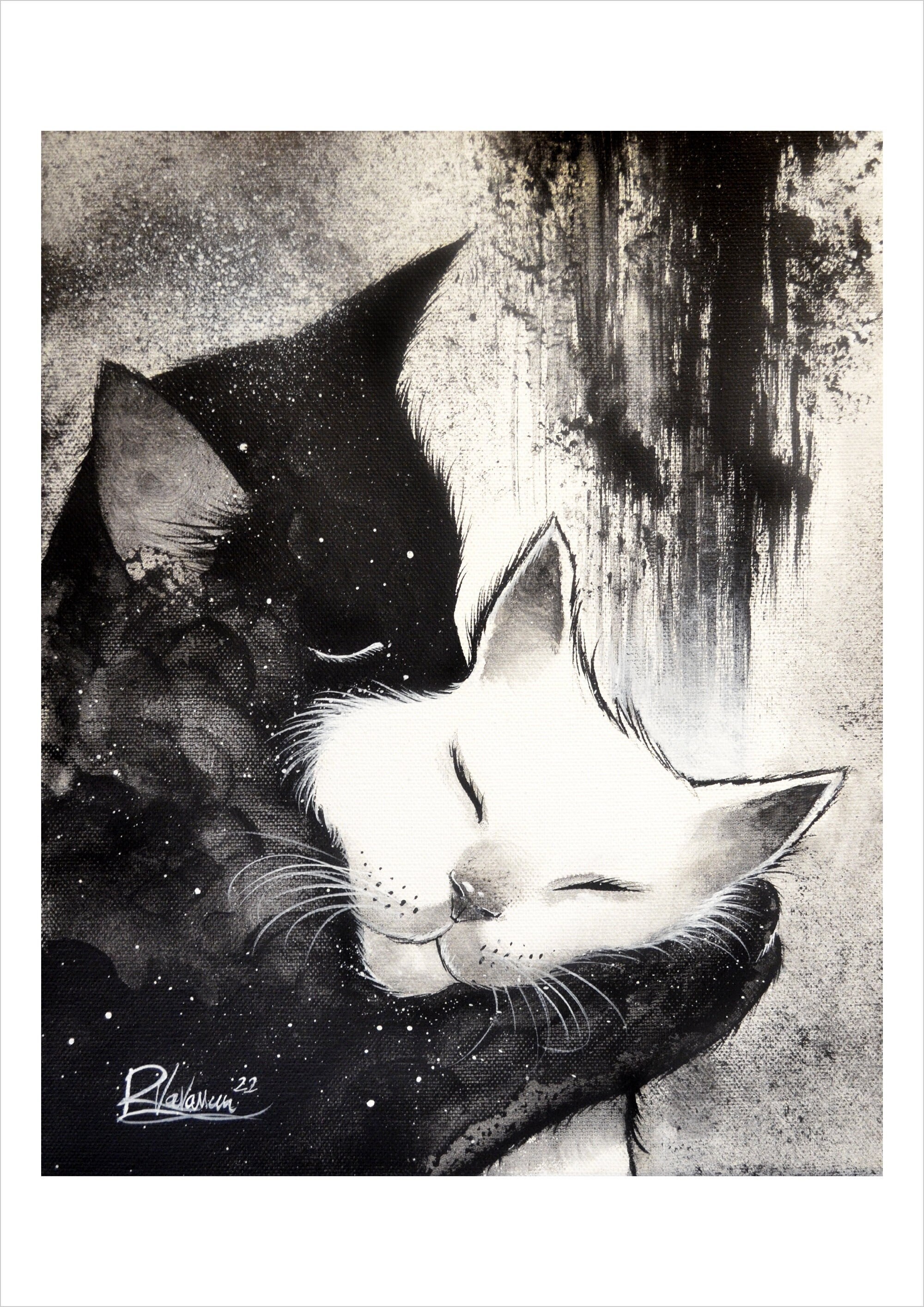 【原画一点物】心に還る時間｜キャンバス 猫の絵 Original Cat Art il_fullxfull.4771922095_b2hb.jpg