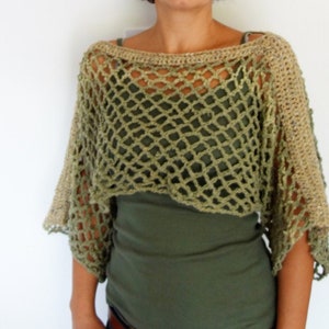 Knitting PATTERN Positano Top/loose Knit Boho Sweater/ Laced - Etsy