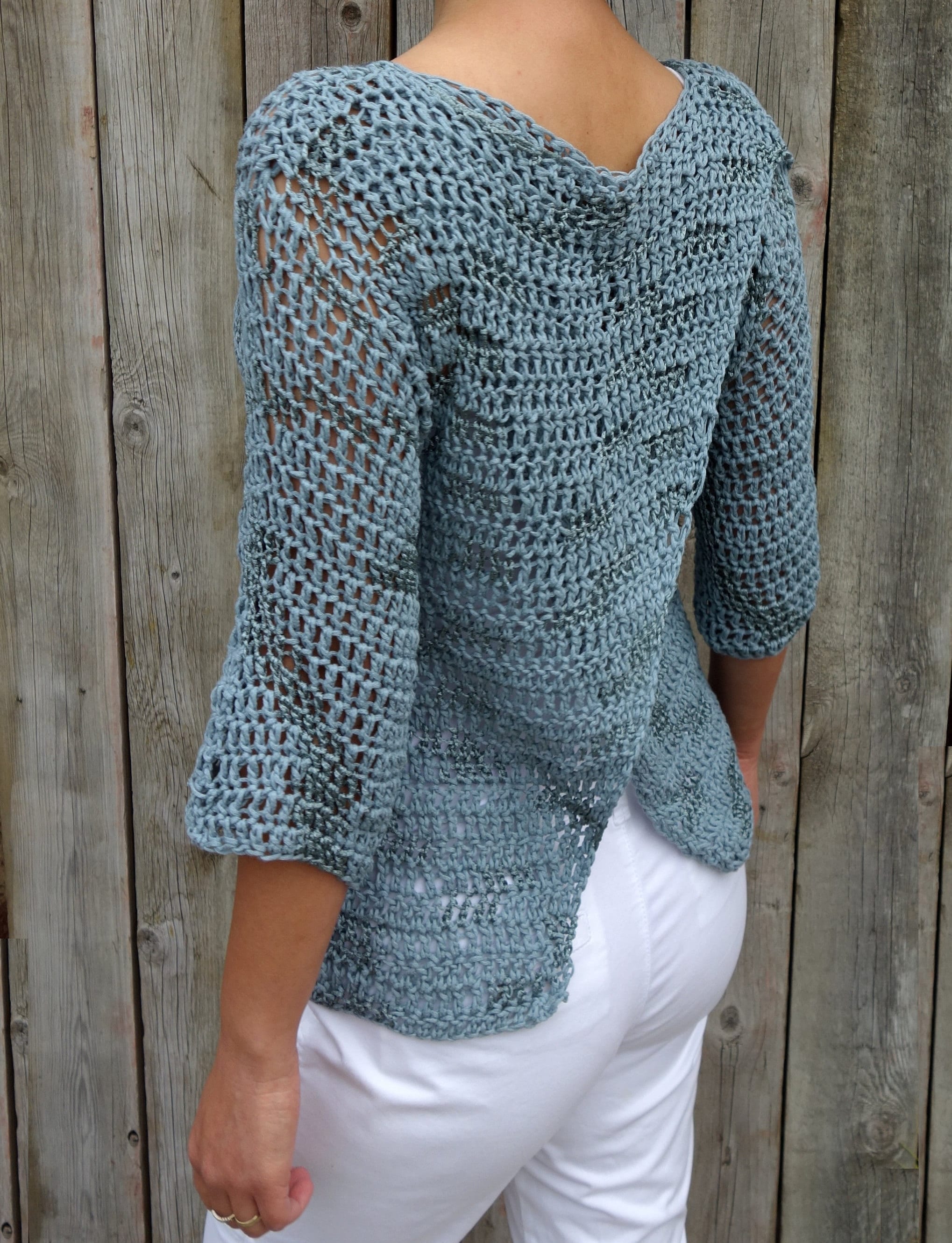 open back crochet sweater pattern