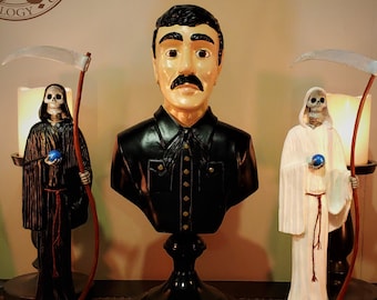 Standbeeld Jezus Malverde: 15,5" Narco Saint, Saint of the Poor