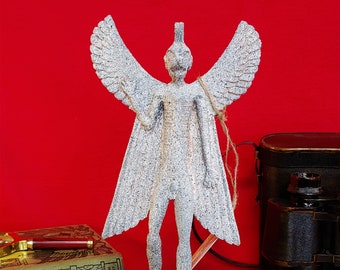 Pazuzu, Granite finish, tall base, Demon Sculpture, Historical Artefact, Sumerian, Mesopotamia, Occult, Demon