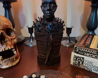 Tribal Fetish, De dag en de nacht, Afrikaanse fetisj, fetisj, sculptuur, tribale sculptuur, voodoo, hoodoo, zwarte magie, Afrika, geïnspireerd