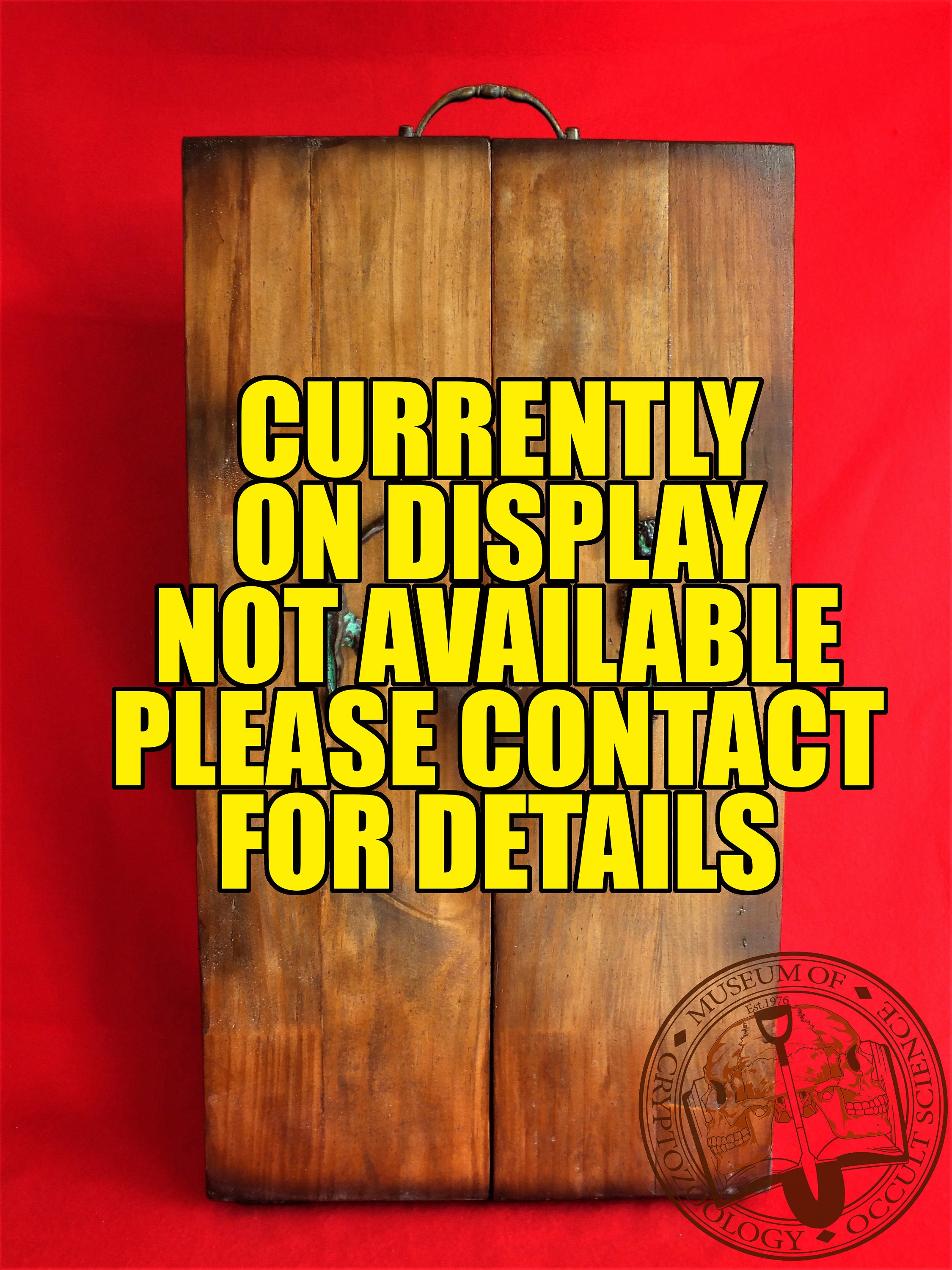 Demon Box Dybbuk Box. Demon Faux Taxidermy Cryptozoology Etsy