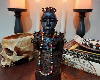 Tribal Fetish, The Sleeper, Afrikaanse fetisj, tribale sculptuur, voodoo, hoodoo, zwarte magie