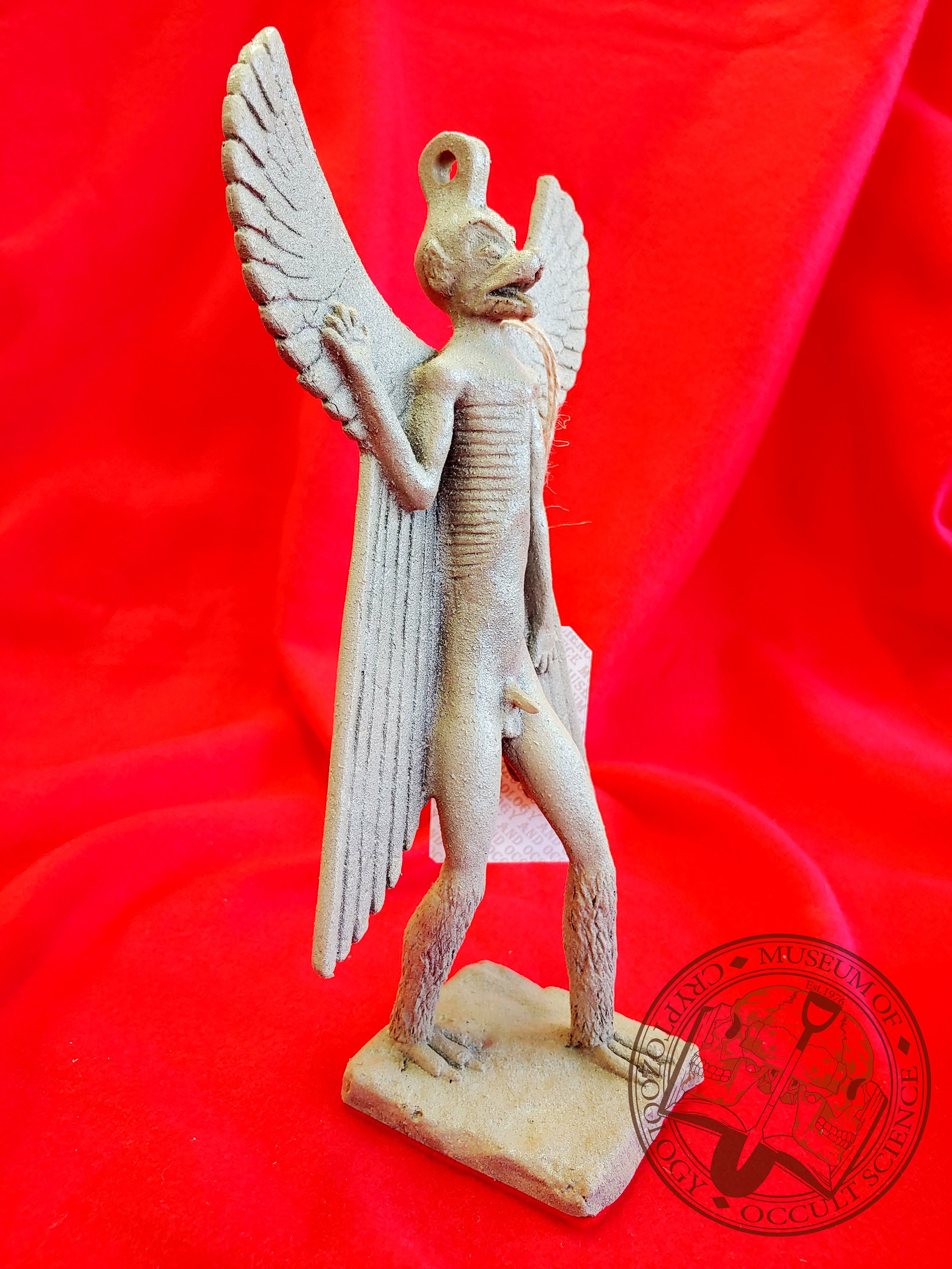 Pazuzu Idol, Pazuzu Statue, Low Base, Sandstone Finish